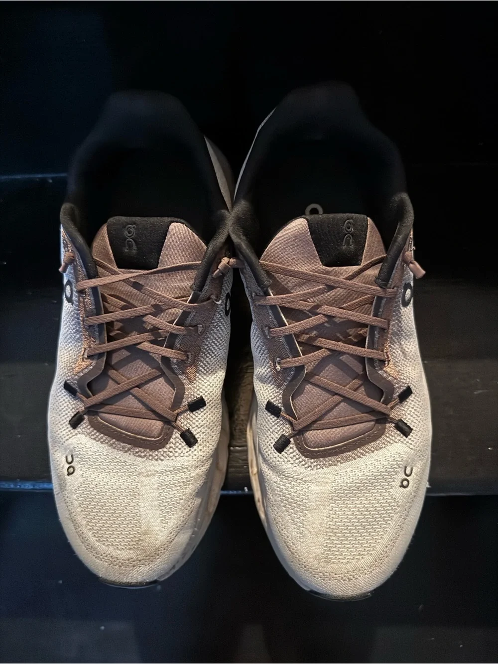 On Running Women's Cloud Sneakers in Beige and Brown